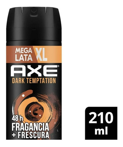 2 Pzas Desodorante Caballero Axel Mega Lata Xl Dark Temptati