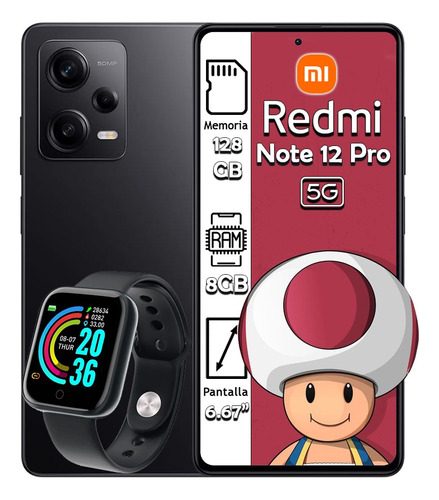 Celular Xiaomi Redmi Note 12 Pro 128gb 8gb Ram Amoled 120 Hz + Kit