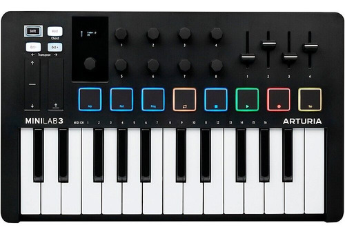 Arturia Minilab 25 Black Teclado Controlador Midi Usb Loja !