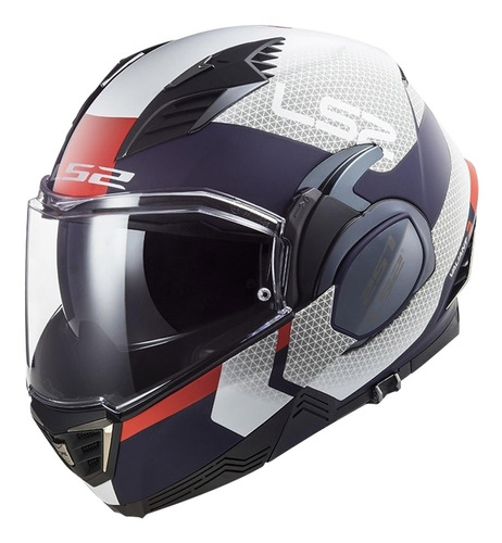 Casco Ls2 Valiant Il Ff900 Citius Blanco/azul Rider One