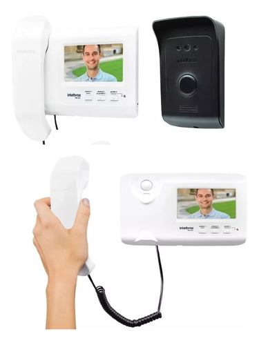 1 Kit Vídeo Porteiro Intelbras Ivr 1010 + Extensão Interna