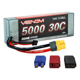Bateria Venom Lipo 30c 2s 5000mah 7.4v Para Rc
