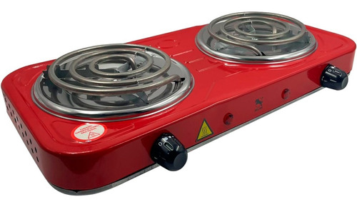 Fogareiro 2 Bocas Elétrico 2000w Fogão Cooktop Mesa Portátil