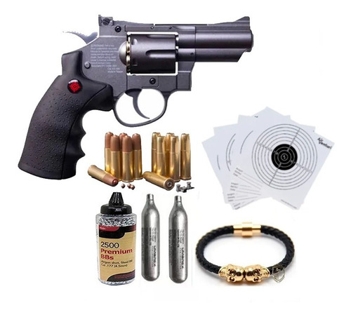 Pistola Crosman Snr 357 Postas Bbs Co2 Diabolo Balines