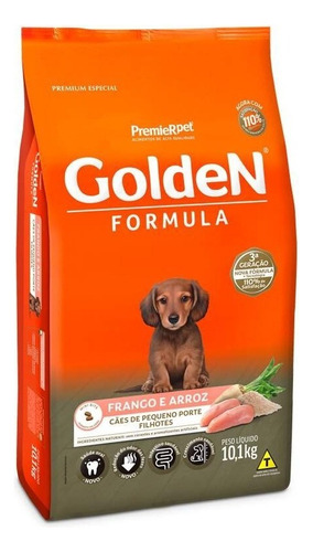  Golden P/ Cão Filhote  Raça Pequena  Frango/arroz  10.1kg