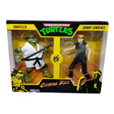 Figura Johnny Lawrence Vs Donatello Cobra Kai Tortugas Pack