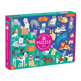 Puzle Rompecabezas 100pcs Doble, Perros Y Gatos, Niños Mudpu