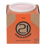 Pó Acrílico Fusion Powder Pink 20g Construção Nails 21