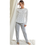 Pijama Mujer Invierno 100% Algodón Lencatex 22325