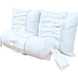 Set X3 Almohadones Decorativos Para Cama Sillón Caramelo