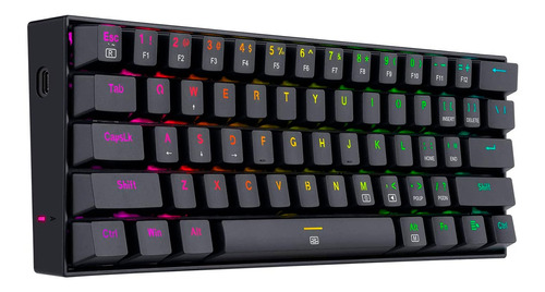 Teclado Mecanico Redragon Dragonborn K630 Rgb Usb Compacto