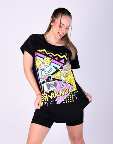 Remera Mujer Remeron Manga Corta Ey Arnold Algodón 