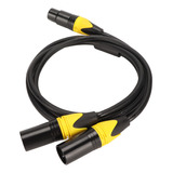 Cable Divisor Xlr Hembra A Doble Macho De 3 Pines Silencioso