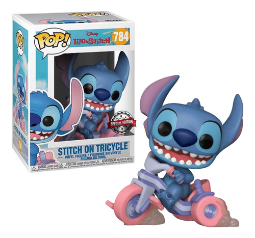 Funko Pop Disney Stitch En Triciclo Exclusivo #784
