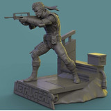  Archivo Stl Impresión 3d - Metal Gear Solid Snake