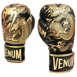 Guantes De Boxeo; 16 Oz; Negro/bronce; Venum Dragon's Flight