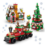 Set Construcción 6en1 Navidad 2023 Lego Árbol Tren Casa Jeng