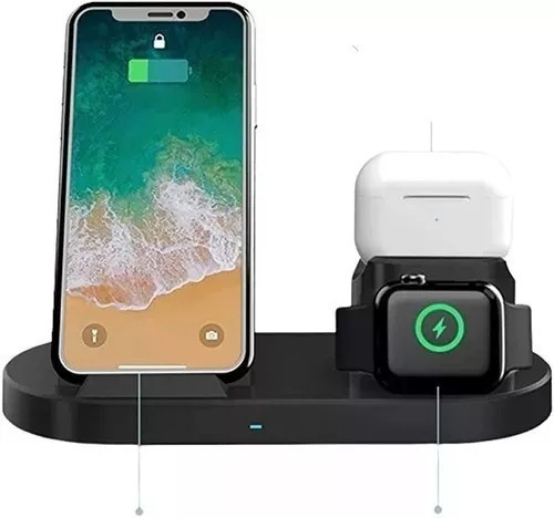 Base Carregador Dock Station Para Apple Watch Airpod iPhone