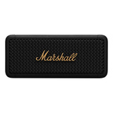 Parlante Marshall Emberton Portátil Con Bluetooth Waterproof Black And Brass 100v/240v 