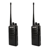 2 Radios Uhf 16 Canales Compatibles Con Motorola Y Kenwood