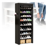 Armario Organizador Plegable Para Zapatos, 9 Estantes