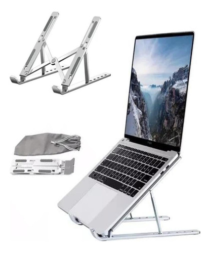 Base Suporte Ergonômico Para Notebook Tablet Ajustes Angulos