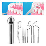 7pcs Kit De Hilo Dental Portátil - Unidad a $71735
