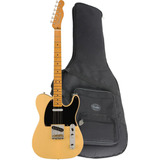 Guitarra Fender Ventera Ii Nocaster Blackguard Blonde De Los Años 50