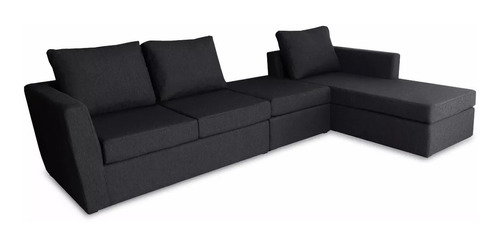 Sillon Sofa Esquinero Versatil Premium 3 Modulos Chenille