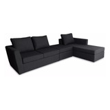 Sillon Sofa Esquinero Versatil Premium 3 Modulos Chenille