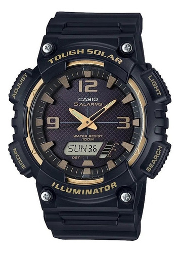 Reloj Hombre Casio Aqs810w-1a3 Malla Resina Sumergible