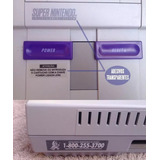 Kit Adesivos Console Super Nintendo Labels Snes Etiquetas