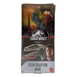 Mattel Jurassic World Velociraptor Blue (6 Pulgadas)