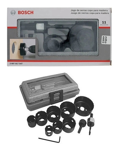 Kit Set 11 Mecha Sierras Copa Bosch 2607017547 - Original