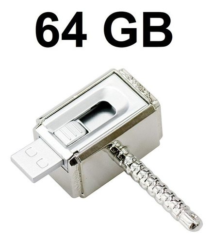 Memoria Usb Metal 64gb Marvel Avengers Martillo Thor Mjolnir