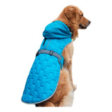 Chaleco Reversible Con Capucha Para Perro Mediano