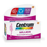 Centrum Mujer Multivitamínico Multimineral Suplemento X 60c