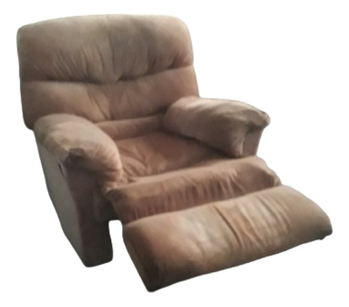 Sofa Reclinable Tapizado Gastado - Mecanismo Perfecto Estado