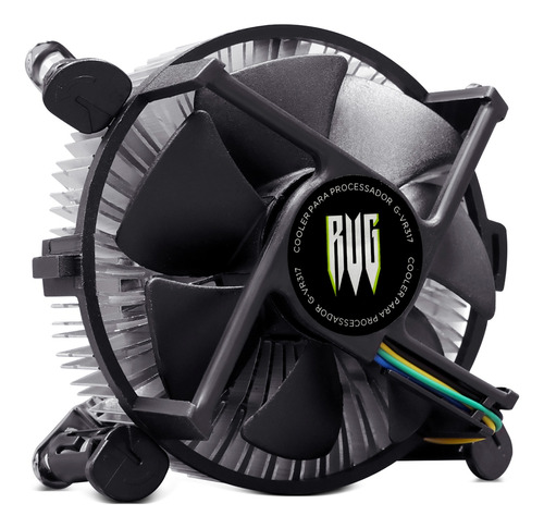 Cooler Fan Para Processador Com Dissipado Ventoinha 2100 Rpm