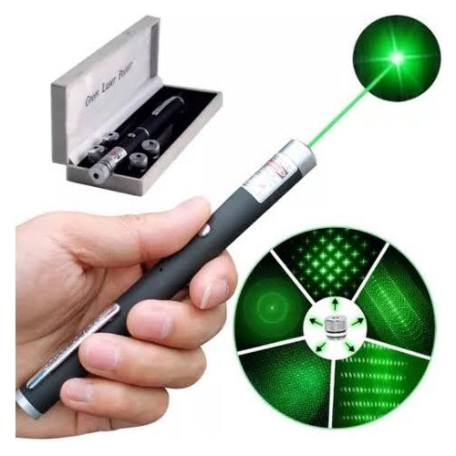 Caneta Laser Pointer Verde Ultra Forte Alcance 7km Data Show