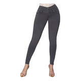 Jeans Mujer Pantalón Colombiano Mezclilla Strech Push Up 670