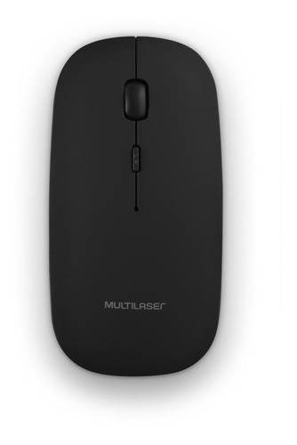 Mouse Sem Fio 2.4ghz 1600dpi Recarregável Multilaser Mo290