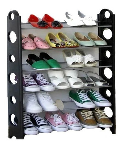 Organizador Zapatos Zapatero 6 Niveles Uso 18 Pares Armable 