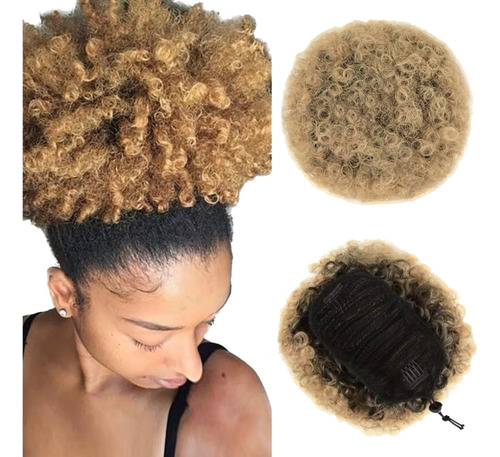 Rabo De Cavalo Afro Curto Sintético Para Cabelo Natural 2und