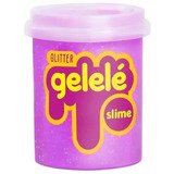 Pote De Slime Gelelé Glitter 152 G - Doce Brinquedo Lilás