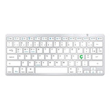 Teclado Bluetooth Slim Sem Fio Para Macbook Tablet Tv Pc Bt