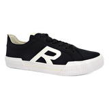 Tenis Reserva Casual De Lona Rsv Urca R75113 (07) - Preto