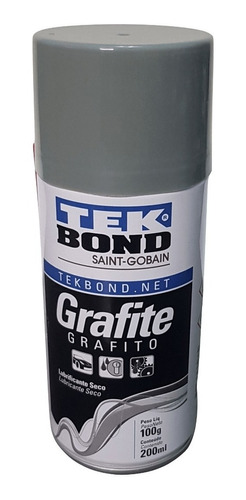 Grafito En Aerosol Lubricante Seco 200ml Tekbond