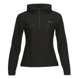 Poleron Mujer Lippi Jacaranda Nano-f 1/4 Zip Hoody Negro