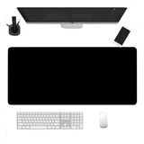 Mousepad Deskpad Extra Grande Office 90x40 Couro +apoio Copo